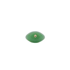 15mm Chinese Jade Green Ingot Resin Metal Shank Button 20pcs