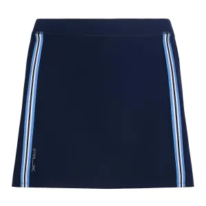 15"Pleat Back Skort-Refined Navy Multi
