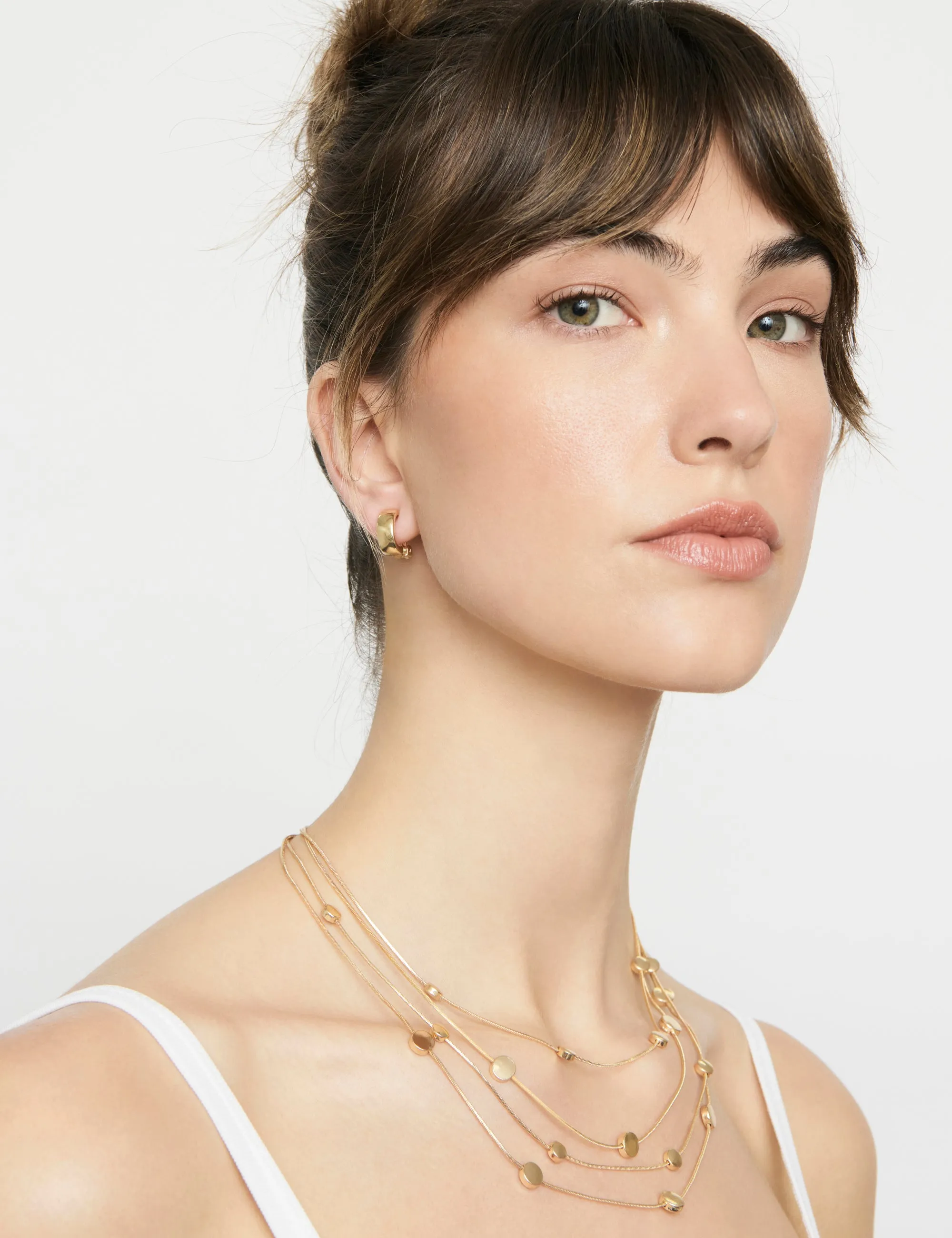 4 ROW SATELLITE NECKLACE