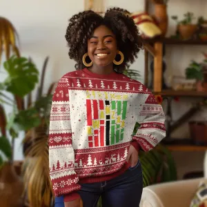 7 Principles Of Kwanzaa Ugly Christmas Sweater African American Christmas TS09
