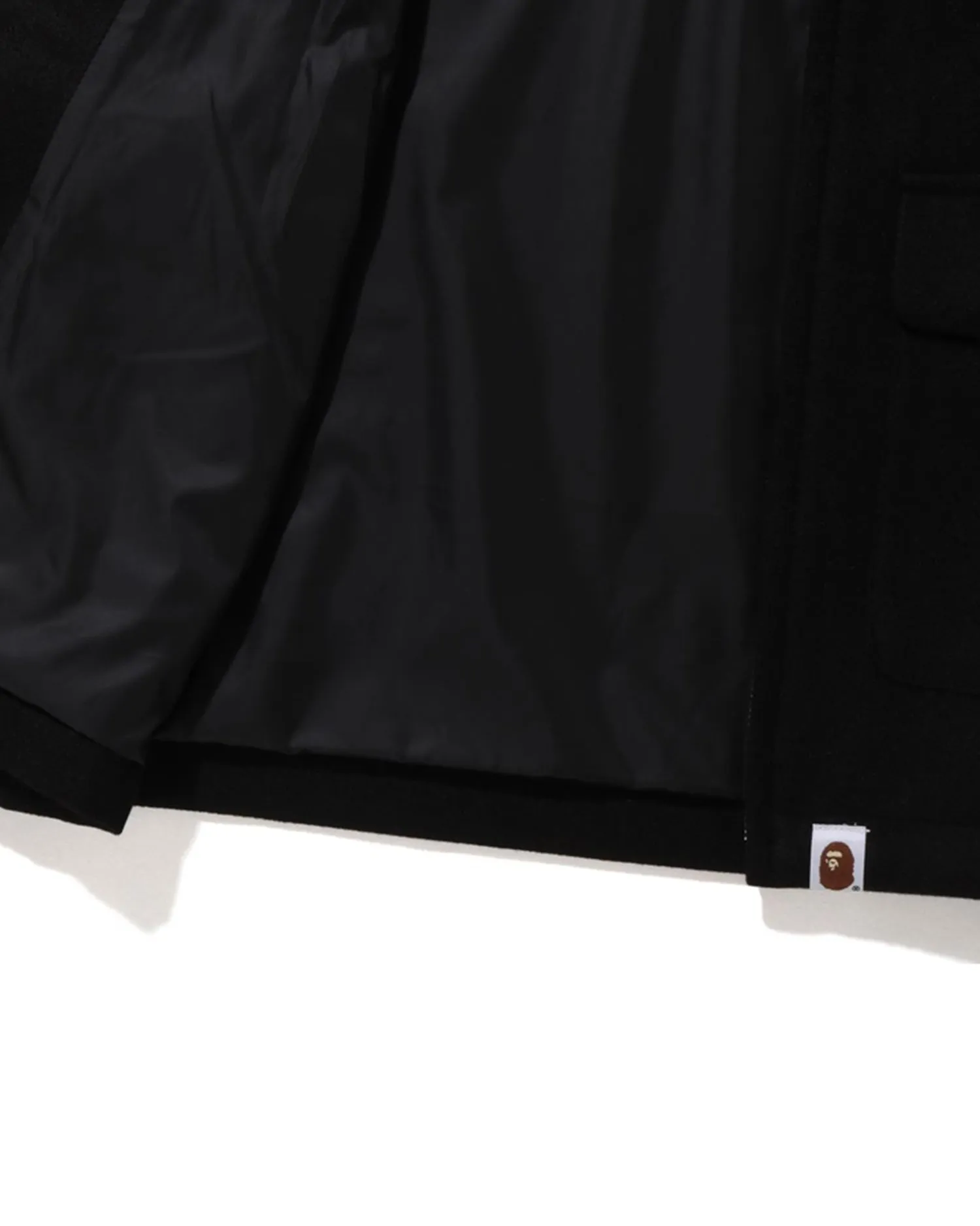 A Bathing Ape Melton Relaxed Fit Zip Jacket