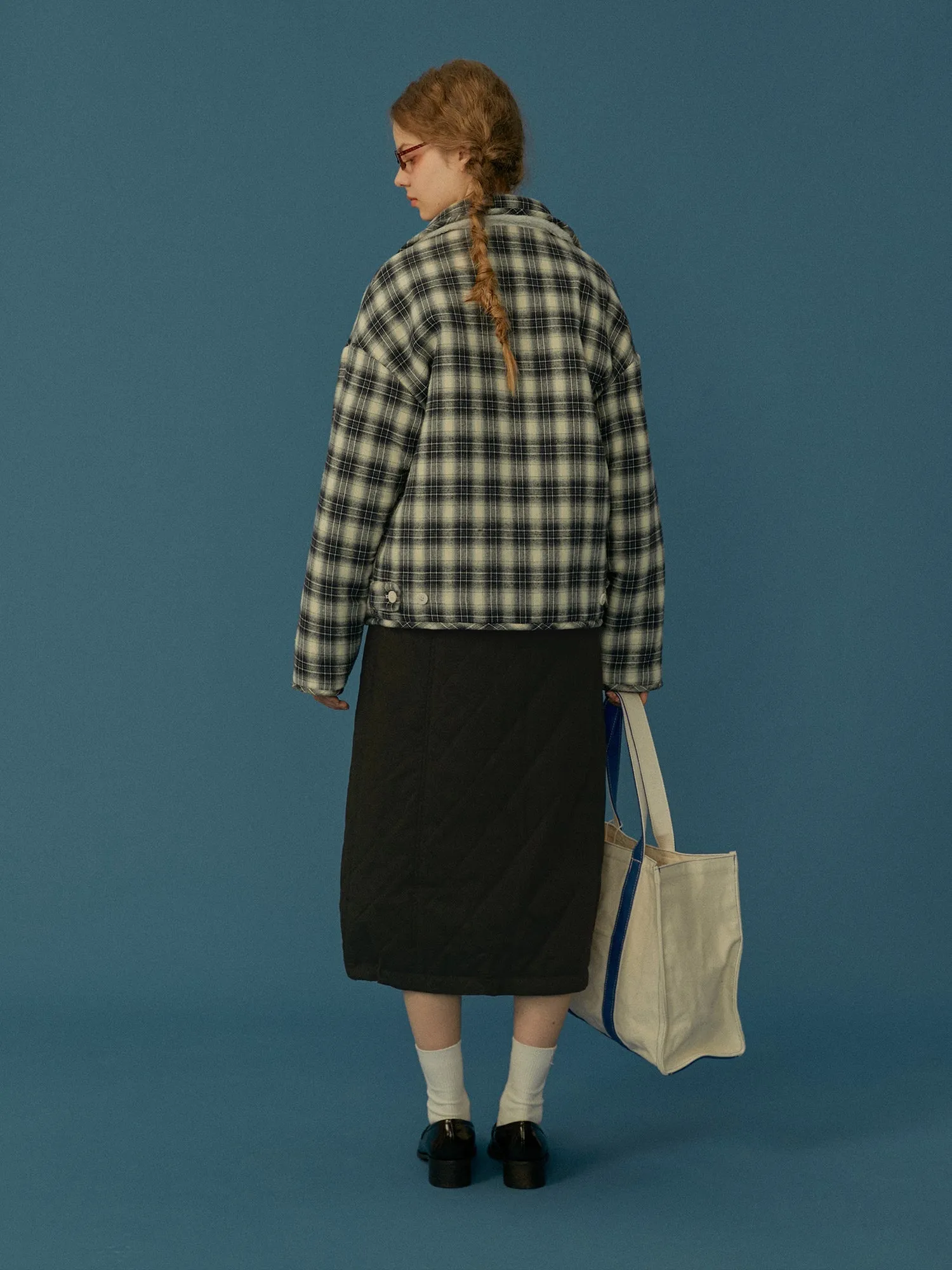 A-Line Quilted Skirt