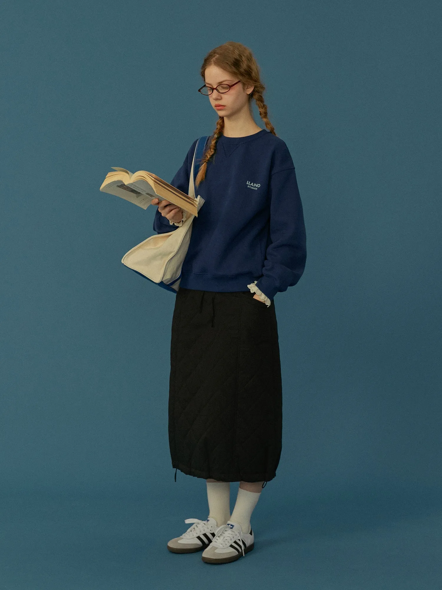 A-Line Quilted Skirt
