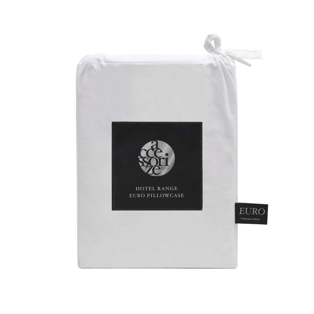 Accessorize Hotel Deluxe Cotton Tailored Pillowcases  - BLACK/WHITE