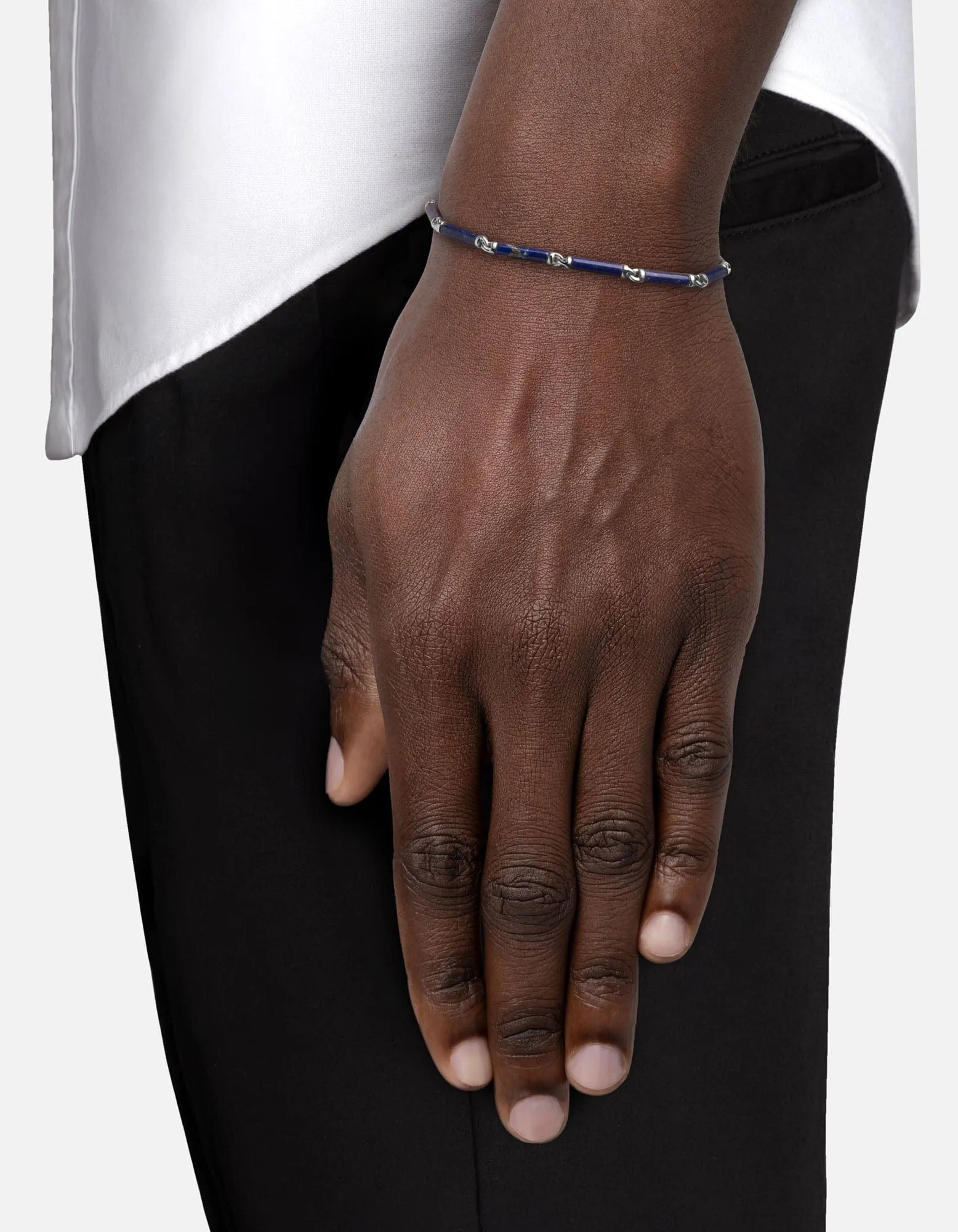 Akio Lapis Bracelet, Sterling Silver