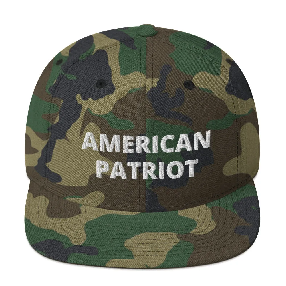 American Patriot Snapback Hat