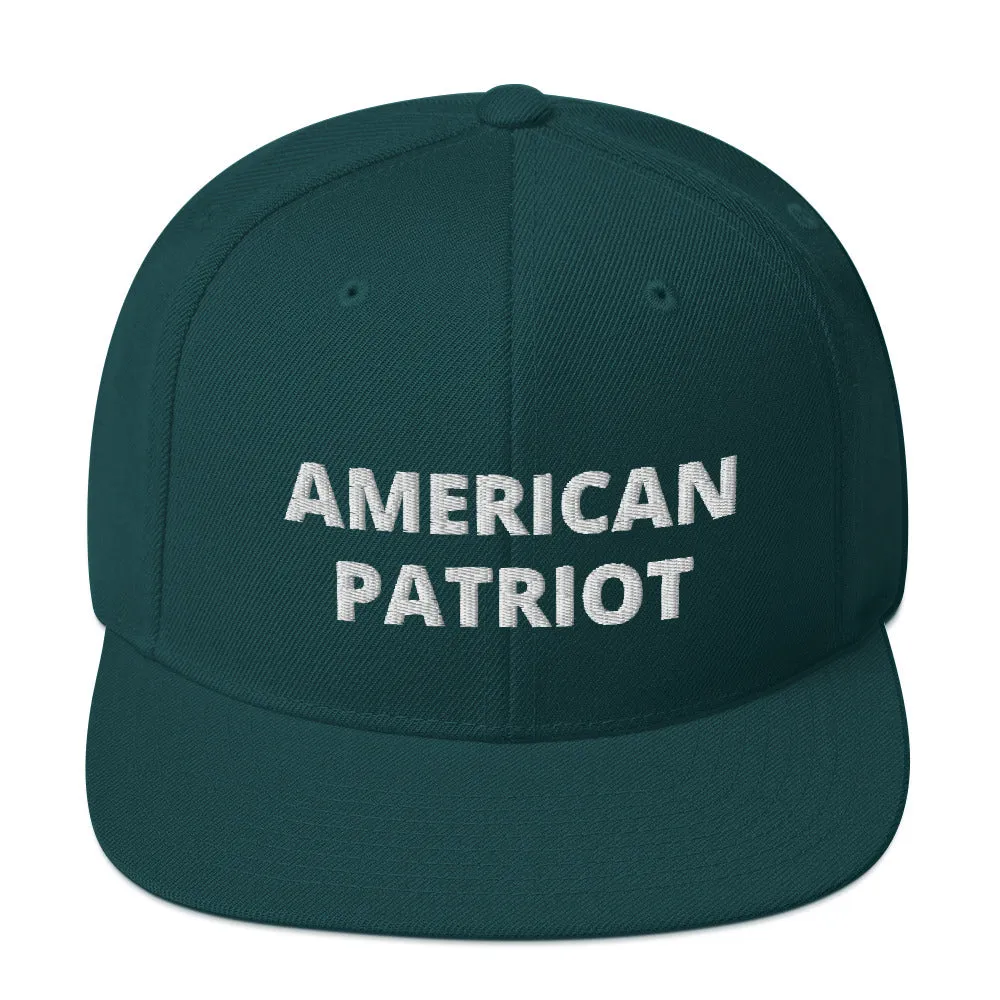 American Patriot Snapback Hat