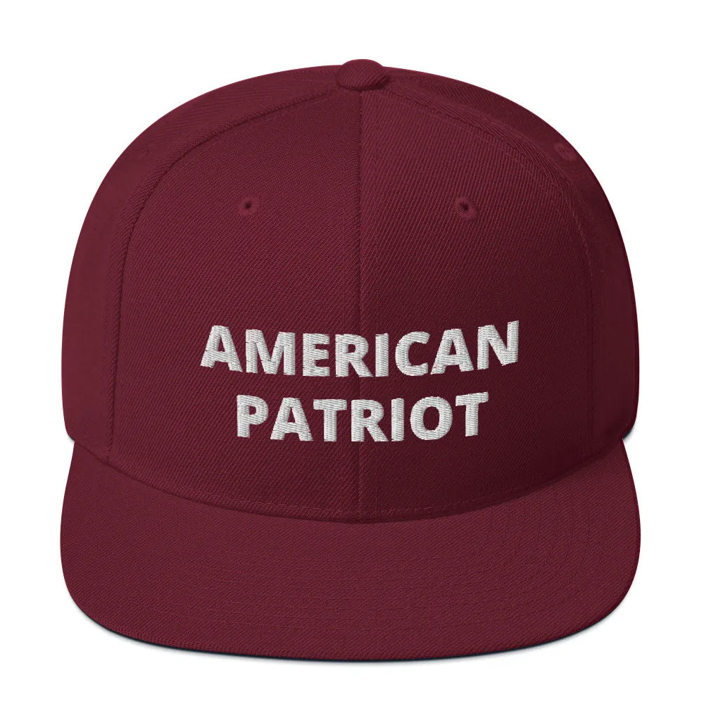 American Patriot Snapback Hat