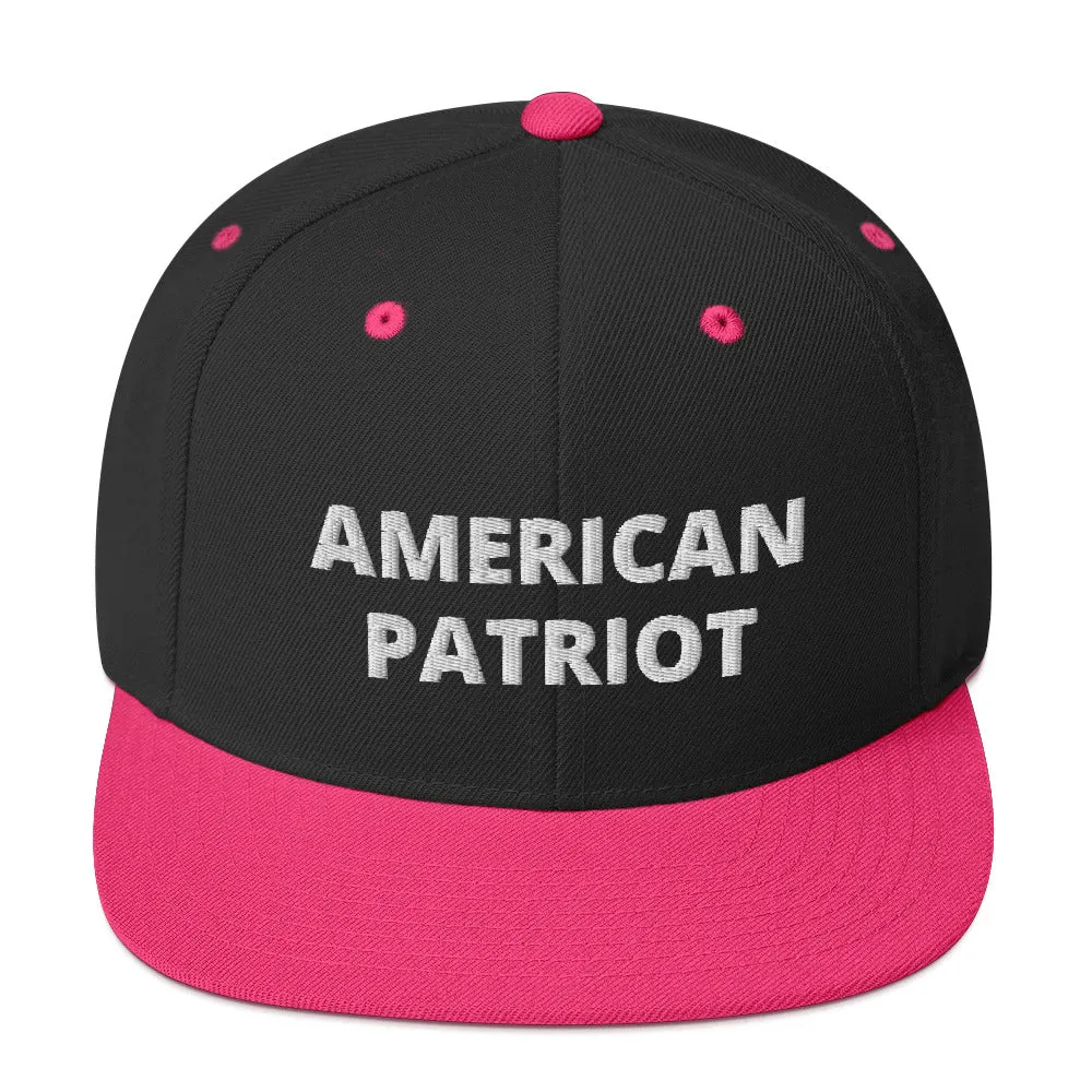 American Patriot Snapback Hat