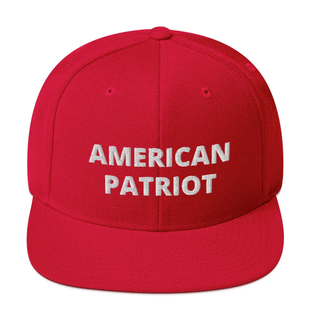 American Patriot Snapback Hat