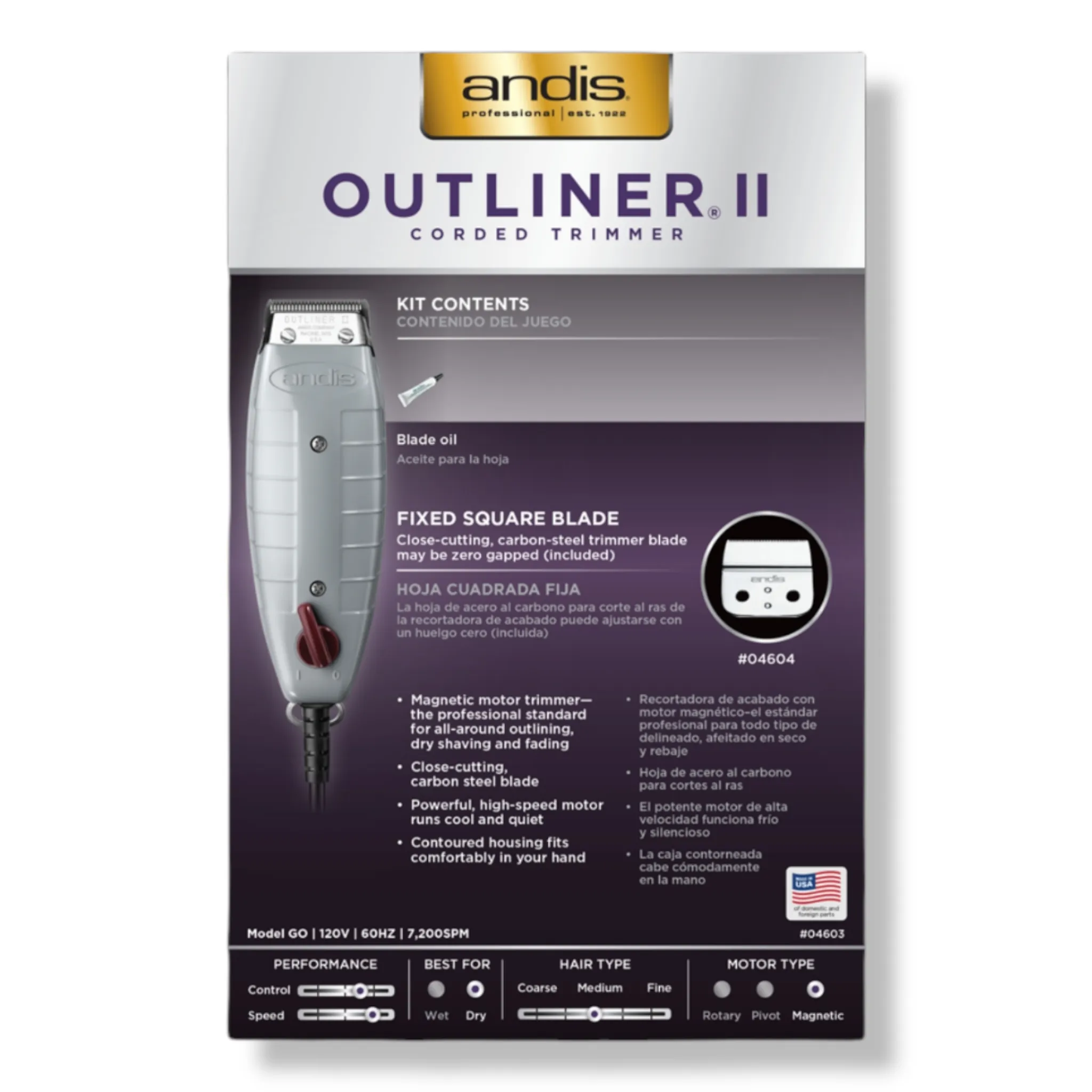 Andis Outliner II Corded Trimmer