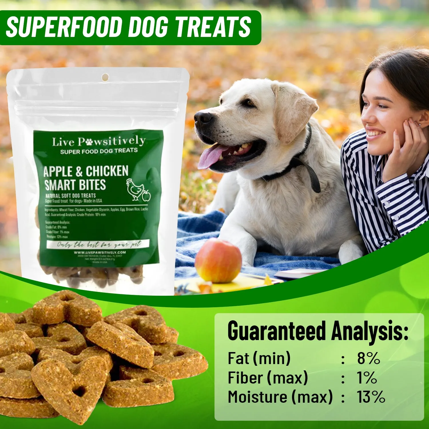Apple & Chicken Smart Bites