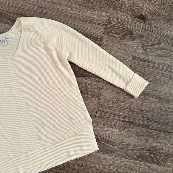 Athleta Hanover Refined V-Neck Sweater