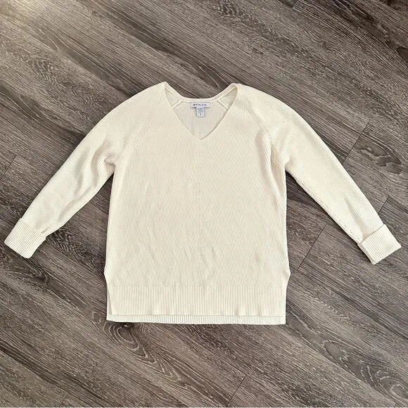 Athleta Hanover Refined V-Neck Sweater