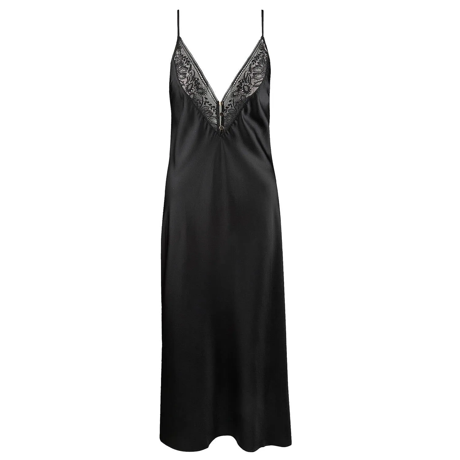 Aubade Midnight Whisper Long Silk Nightwear