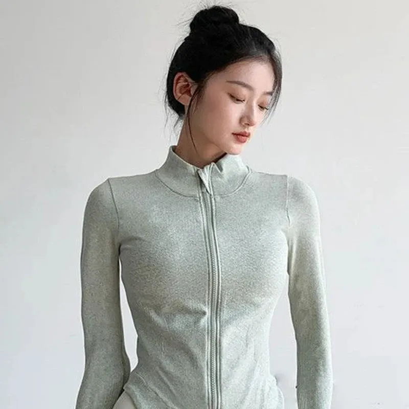 Autumn and Winter Elasticity Running Jacket