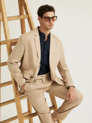 AXEL - Relaxed-Fit Stretch-Linen Blazer