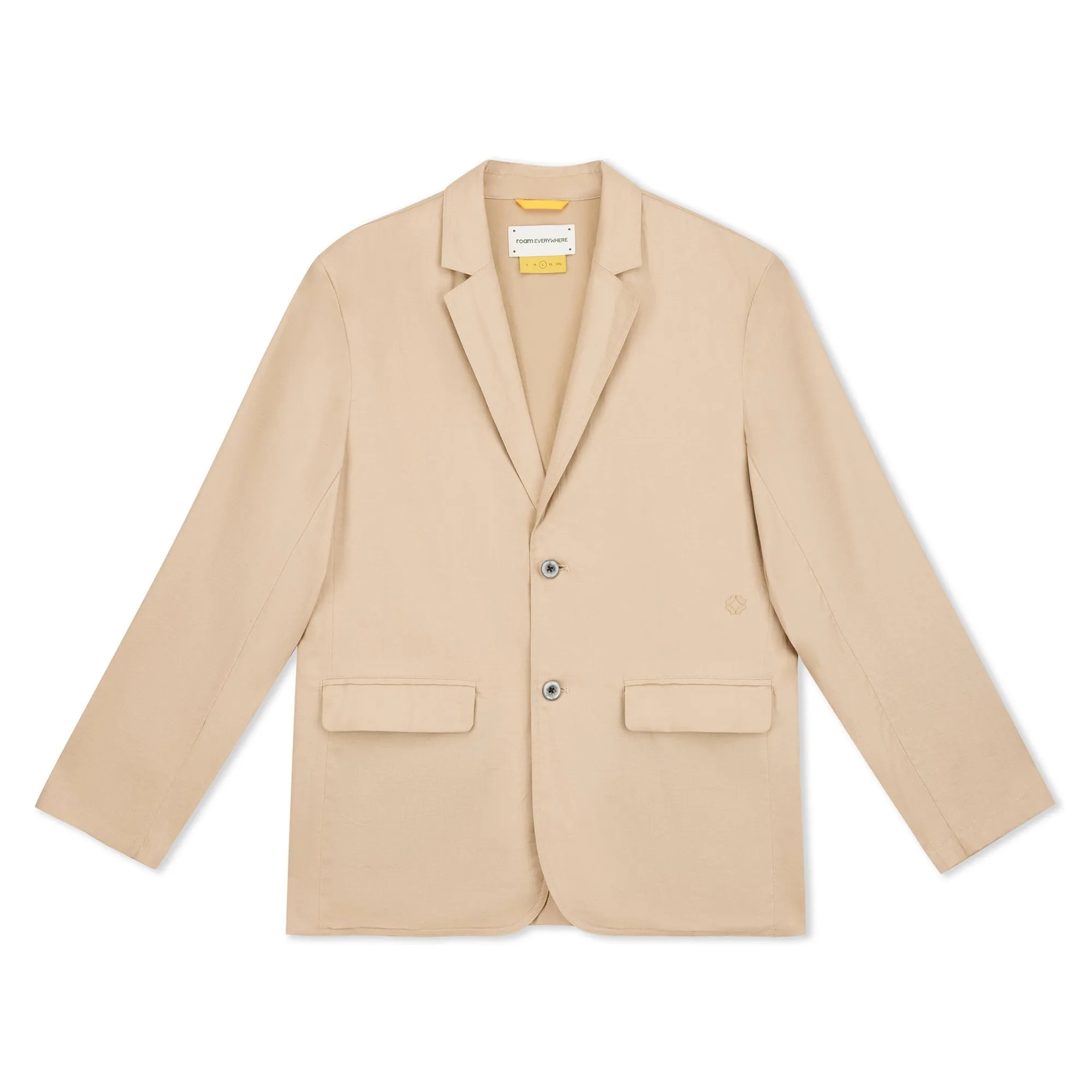 AXEL - Relaxed-Fit Stretch-Linen Blazer
