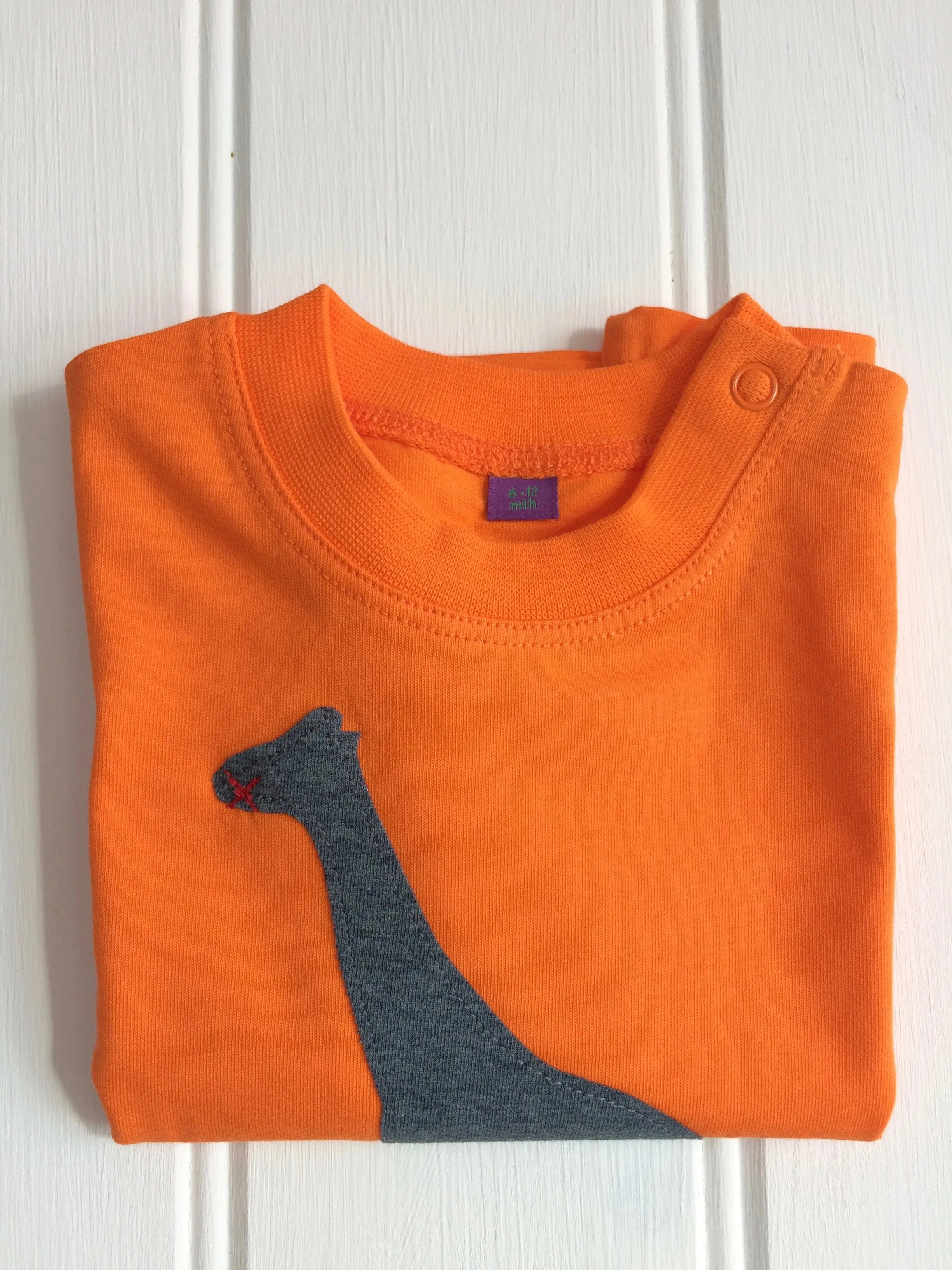 Baby Giraffe T-shirt - Orange