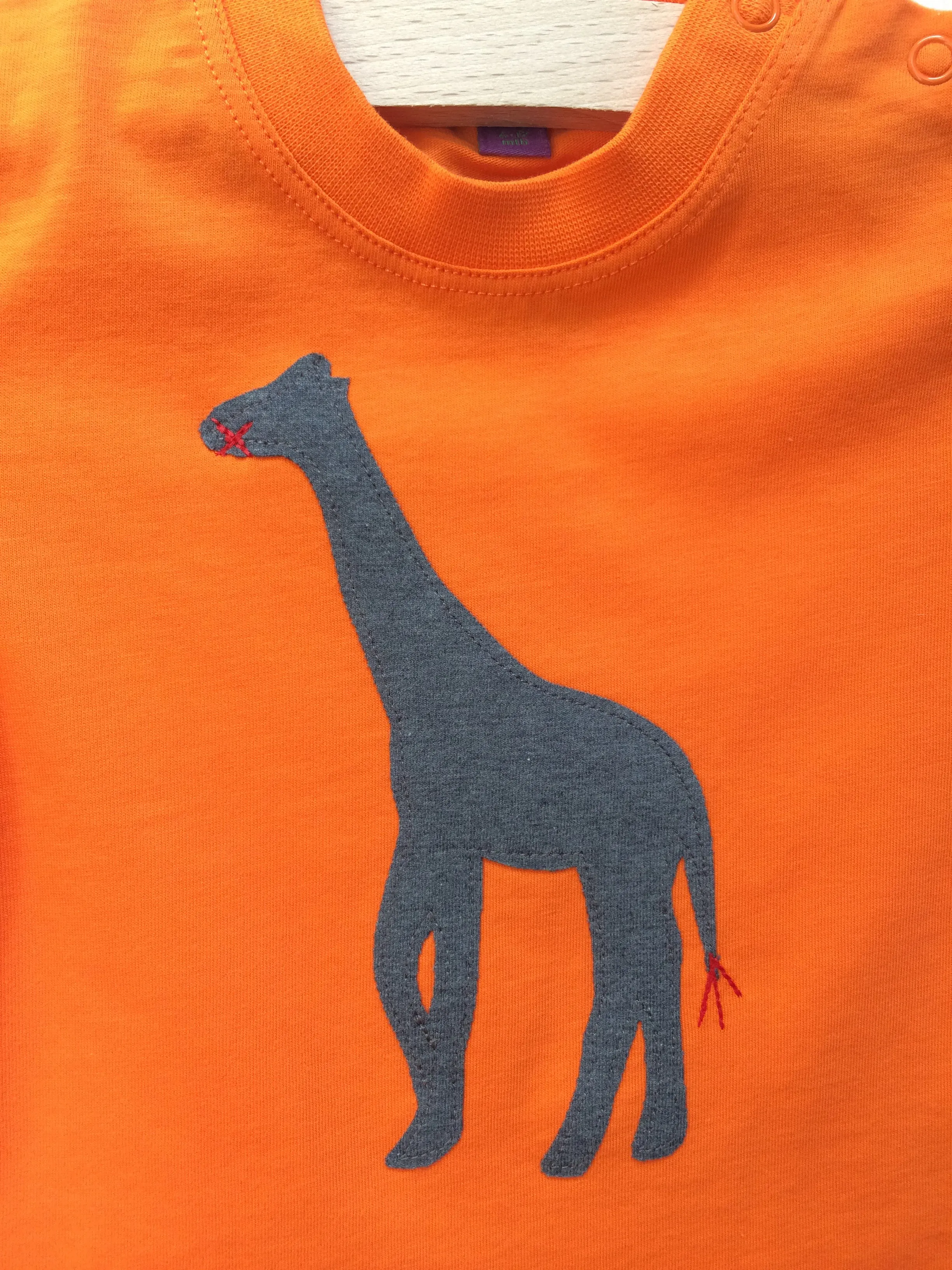 Baby Giraffe T-shirt - Orange