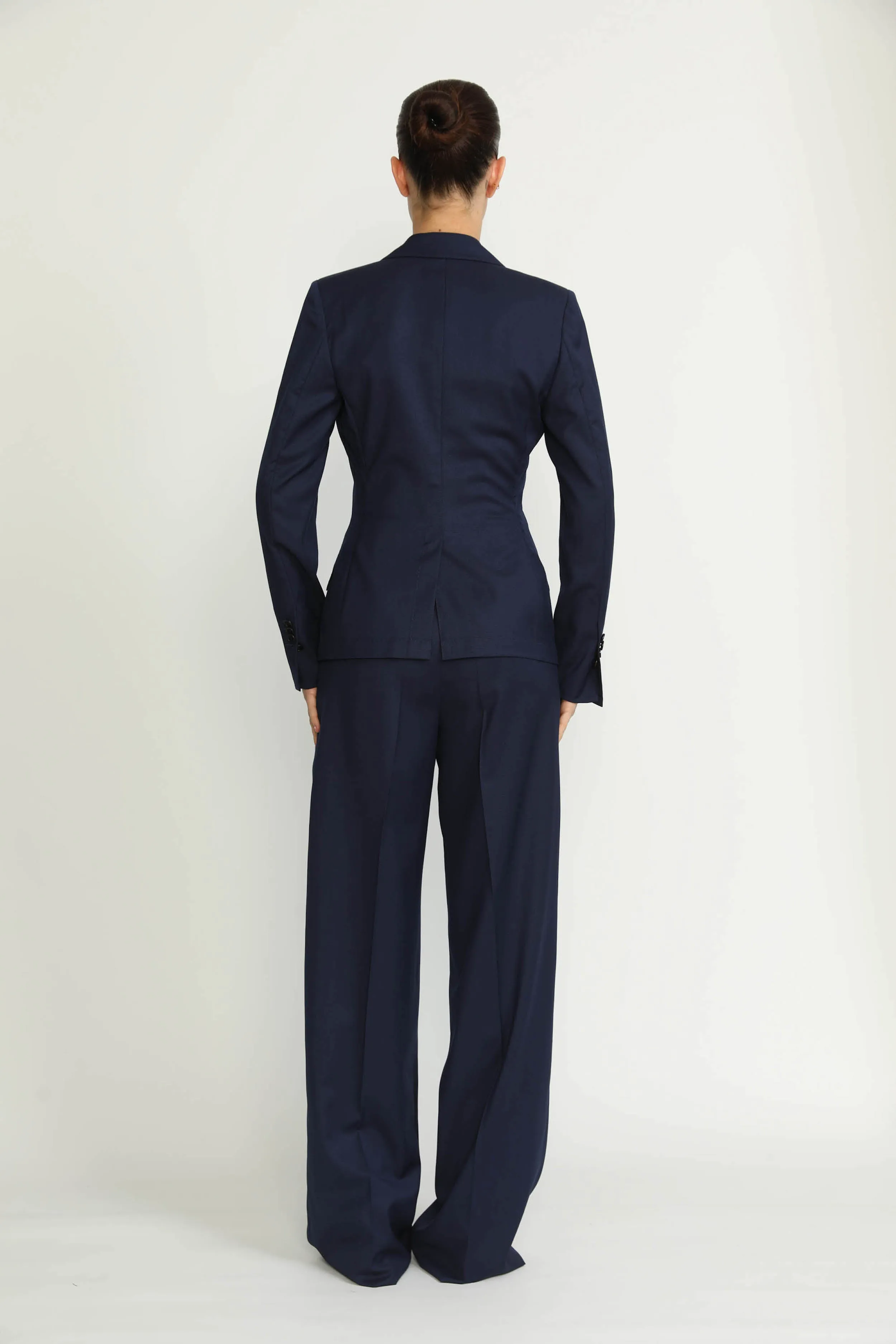 Balerna Jacket - Balerna Navy Fitted Jacket