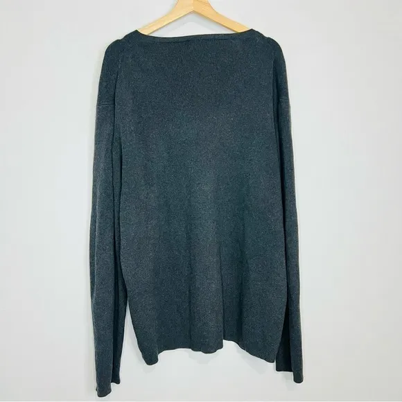 Banana Republic Cotton Blend Oversized Stretch V-Neck 2XL