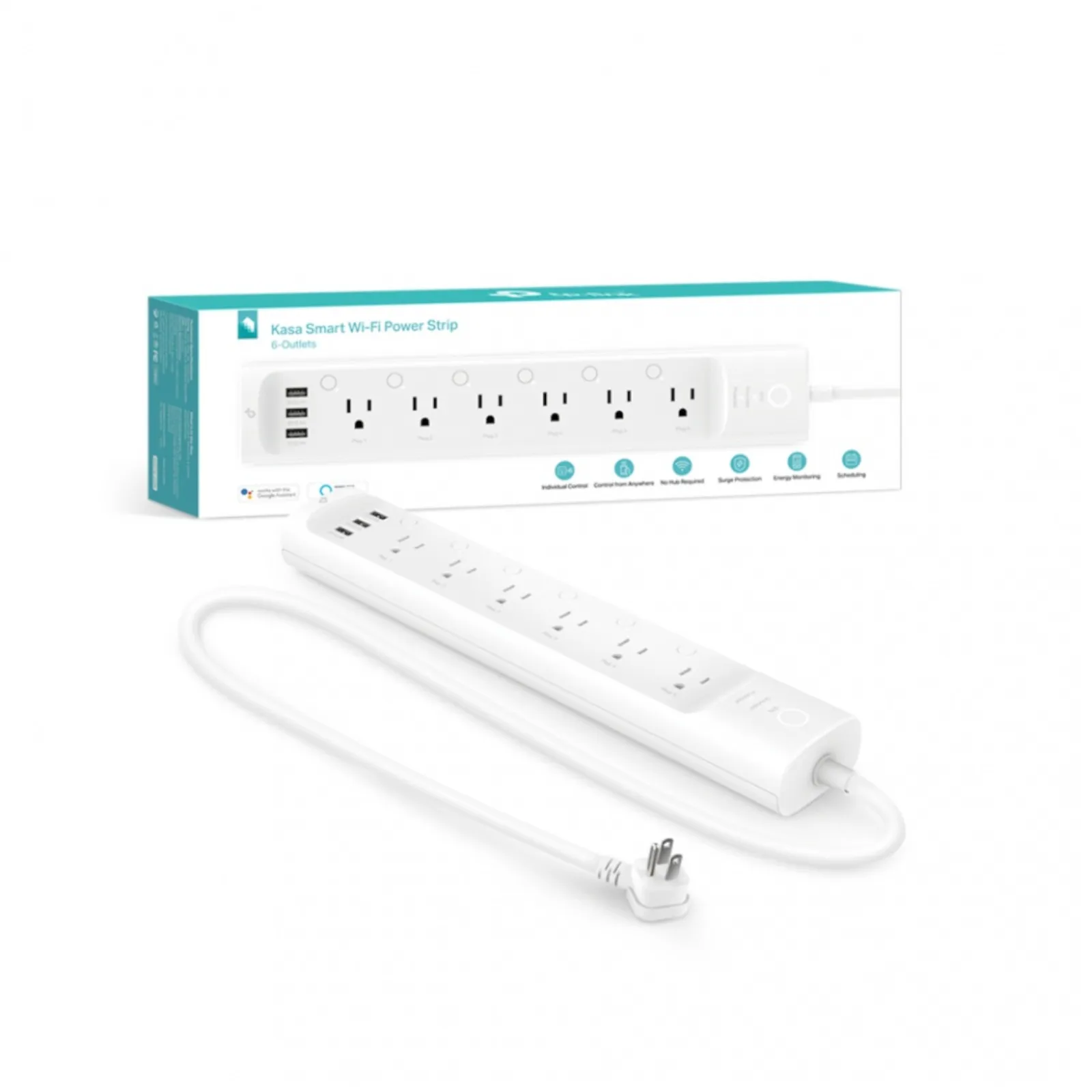 Barra Tp-Link Con 6 Contactos Inteligentes Wi-Fi 2.4Ghz