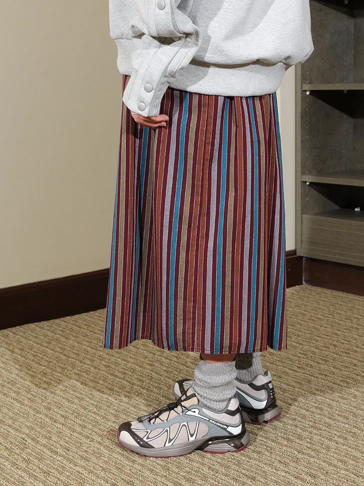 Baserange Walt Skirt, Multistripe