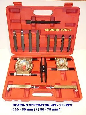 BEARING SEPERATOR & PULLER KIT- 2 SIZES (30-50 / 50-75 mm) - NEW IN CASE.