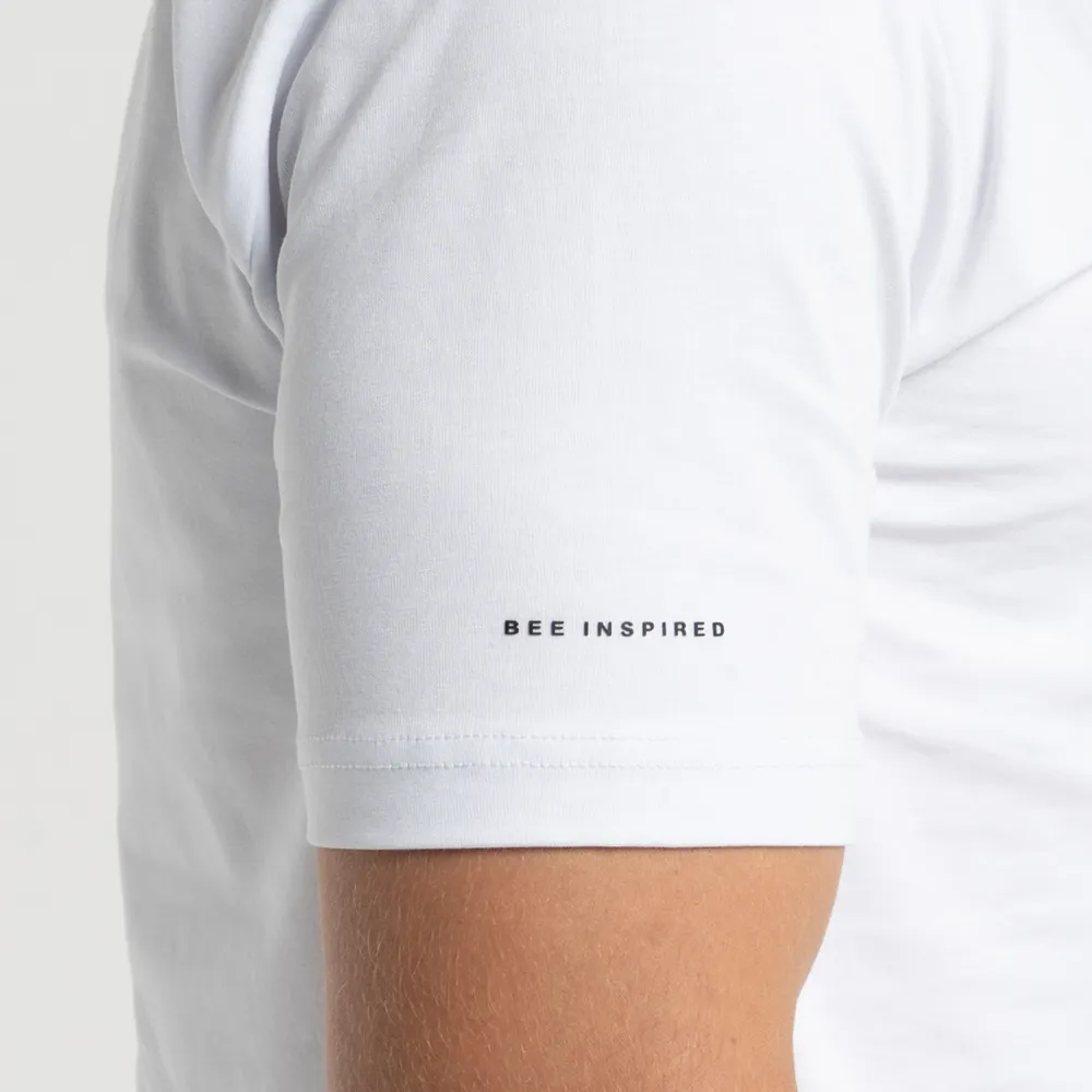 Bee Inspired Signature T-Shirts White