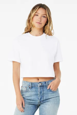 BELLA CANVAS Women's Jersey Crop Tee BC6482 White