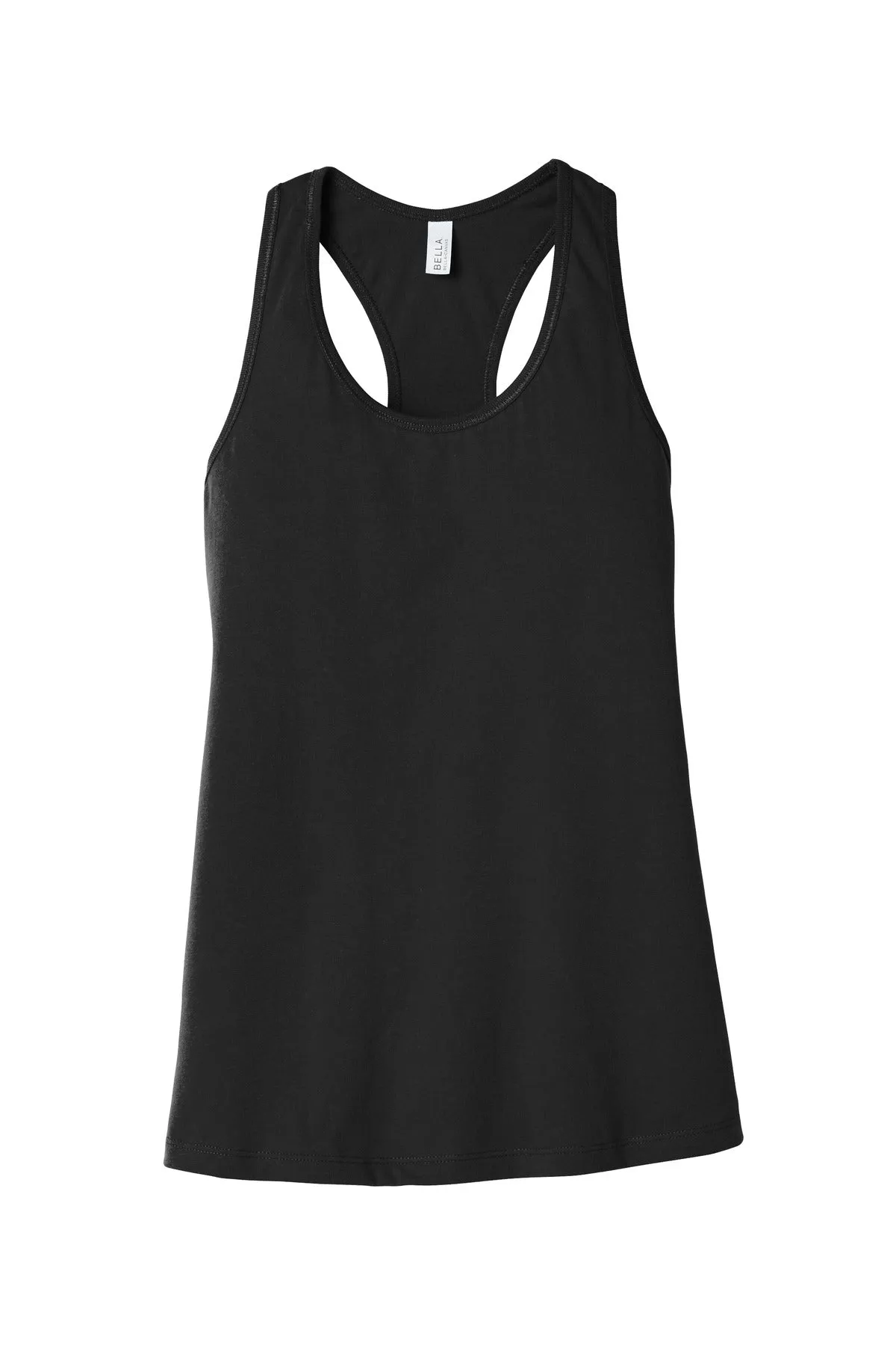 BELLA CANVAS  Women's Jersey Racerback Tank. BC6008 Black
