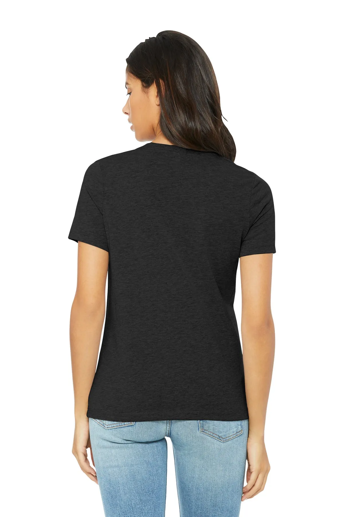 BELLA CANVAS Women's Relaxed CVC Tee BC6400CVC Black Heather