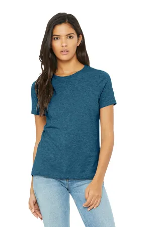 BELLA CANVAS Women's Relaxed CVC Tee BC6400CVC Heather Deep Teal