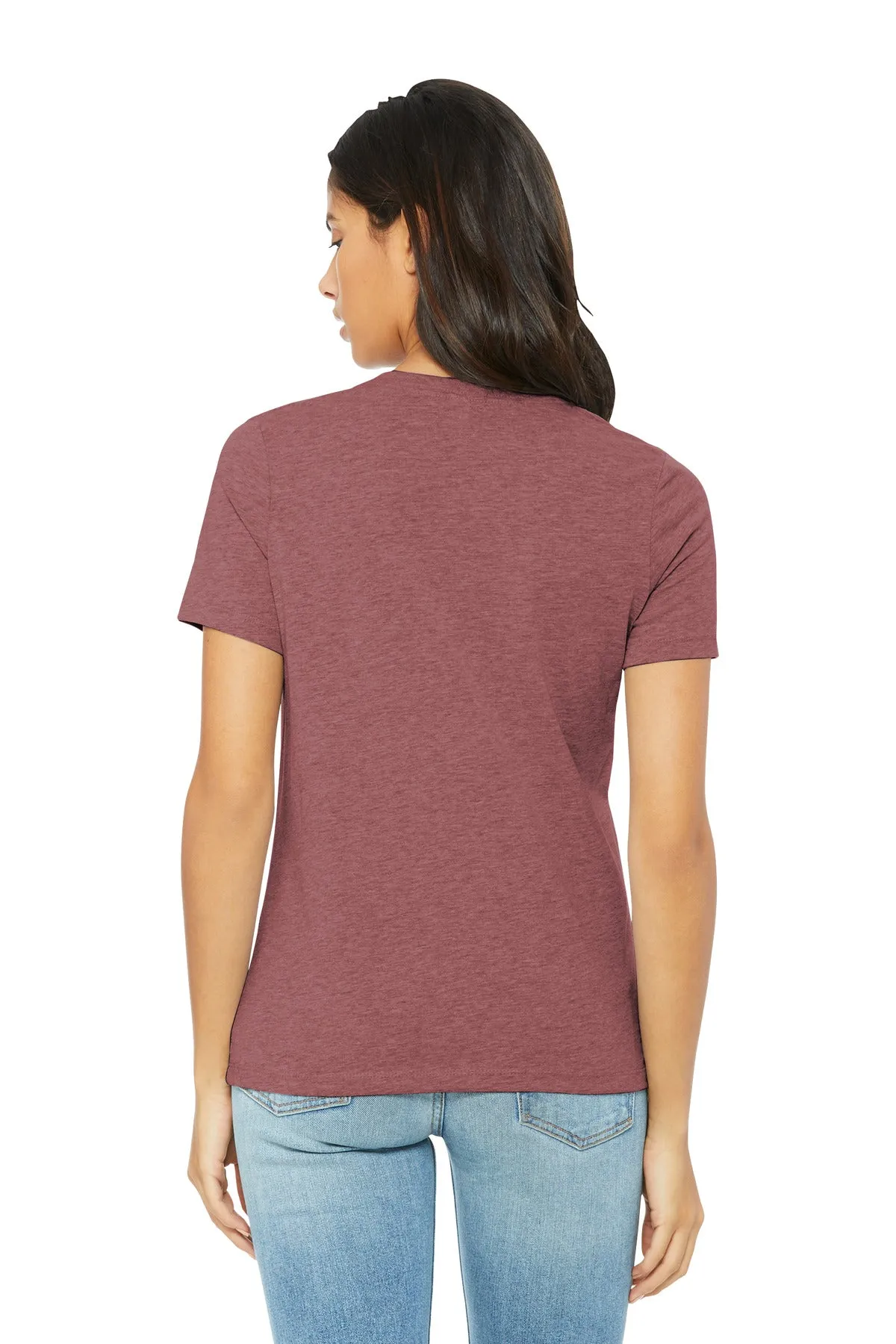 BELLA CANVAS Women's Relaxed CVC Tee BC6400CVC Heather Mauve
