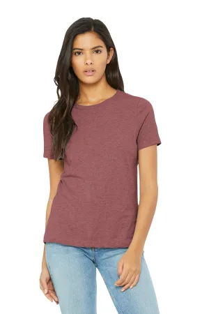 BELLA CANVAS Women's Relaxed CVC Tee BC6400CVC Heather Mauve