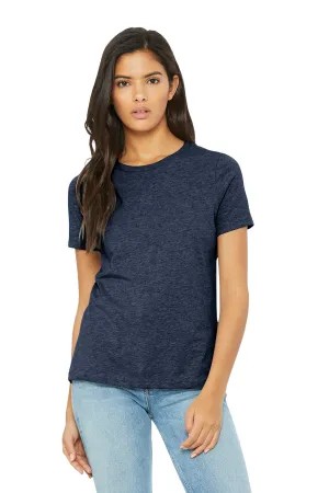 BELLA CANVAS Women's Relaxed CVC Tee BC6400CVC Heather Navy
