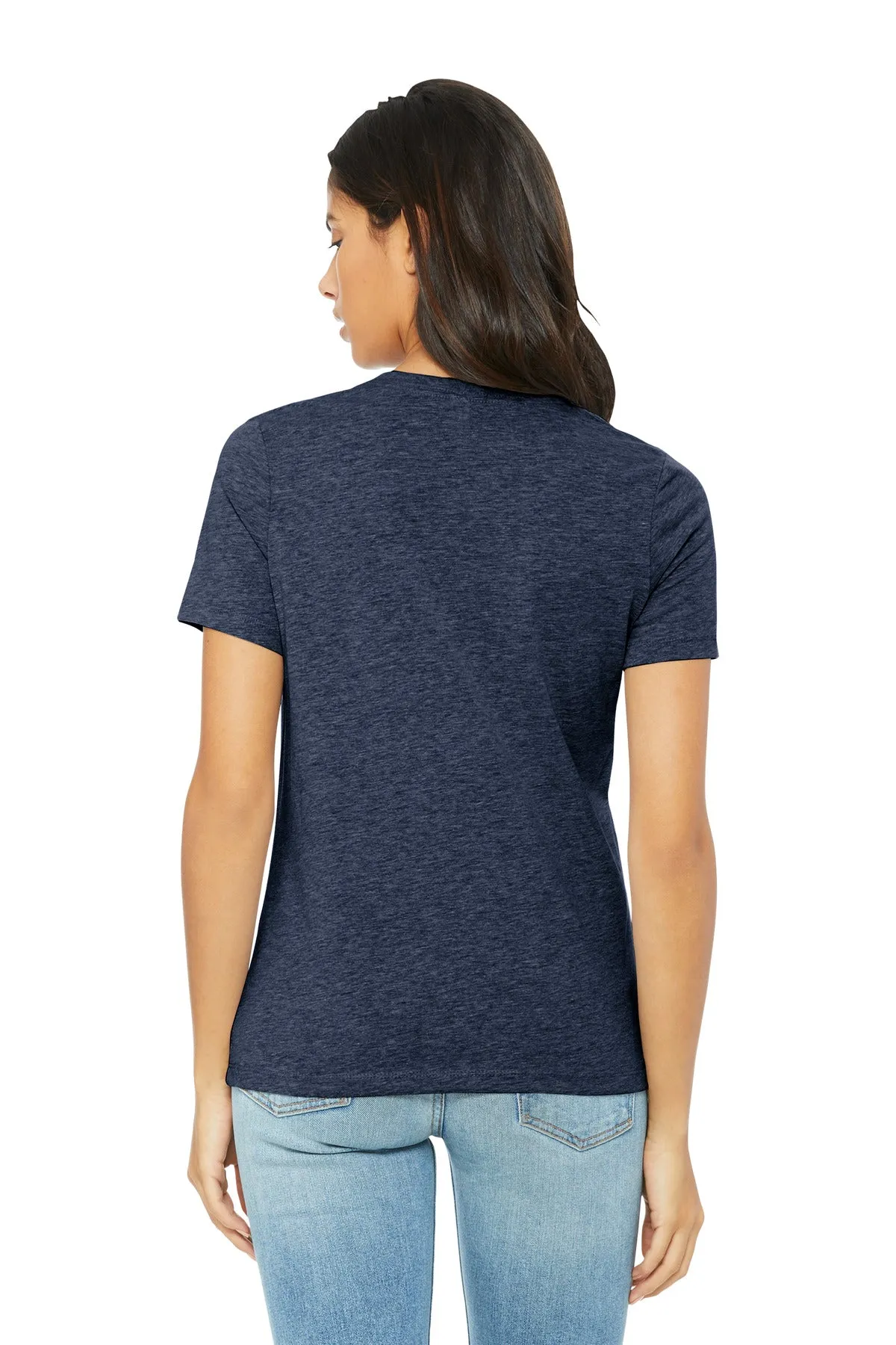 BELLA CANVAS Women's Relaxed CVC Tee BC6400CVC Heather Navy