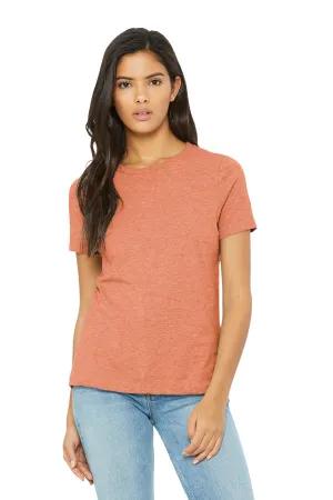 BELLA CANVAS Women's Relaxed CVC Tee BC6400CVC Heather Sunset