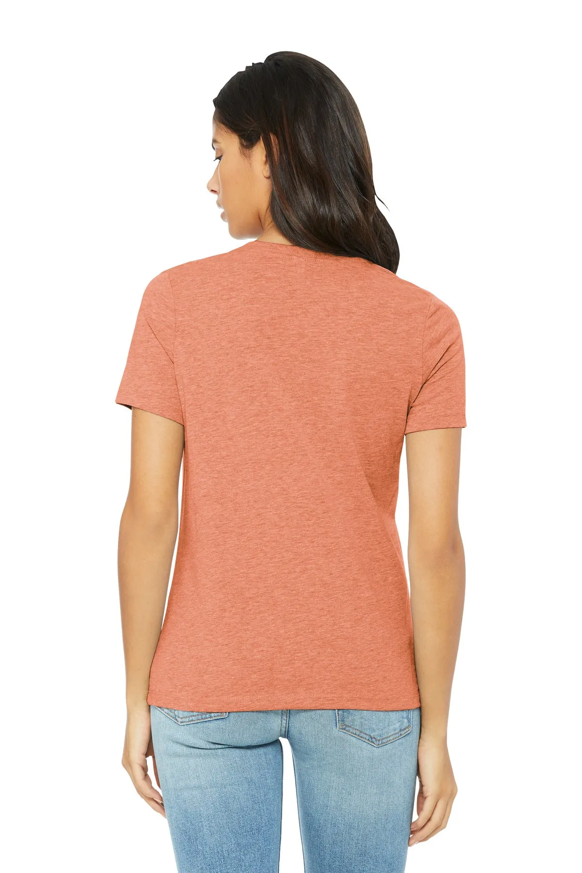BELLA CANVAS Women's Relaxed CVC Tee BC6400CVC Heather Sunset