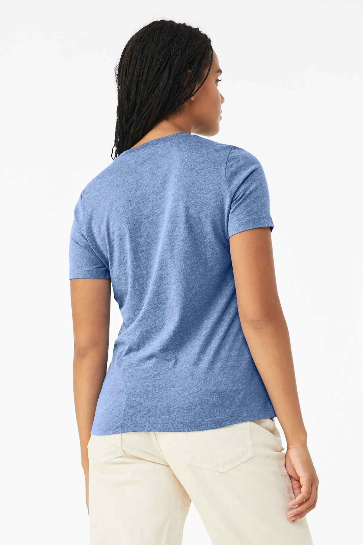BELLA CANVAS Women's Relaxed Triblend Tee BC6413 Blue Triblend