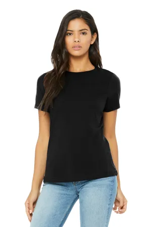BELLA CANVAS Women's Relaxed Triblend Tee BC6413 Solid Black Triblend