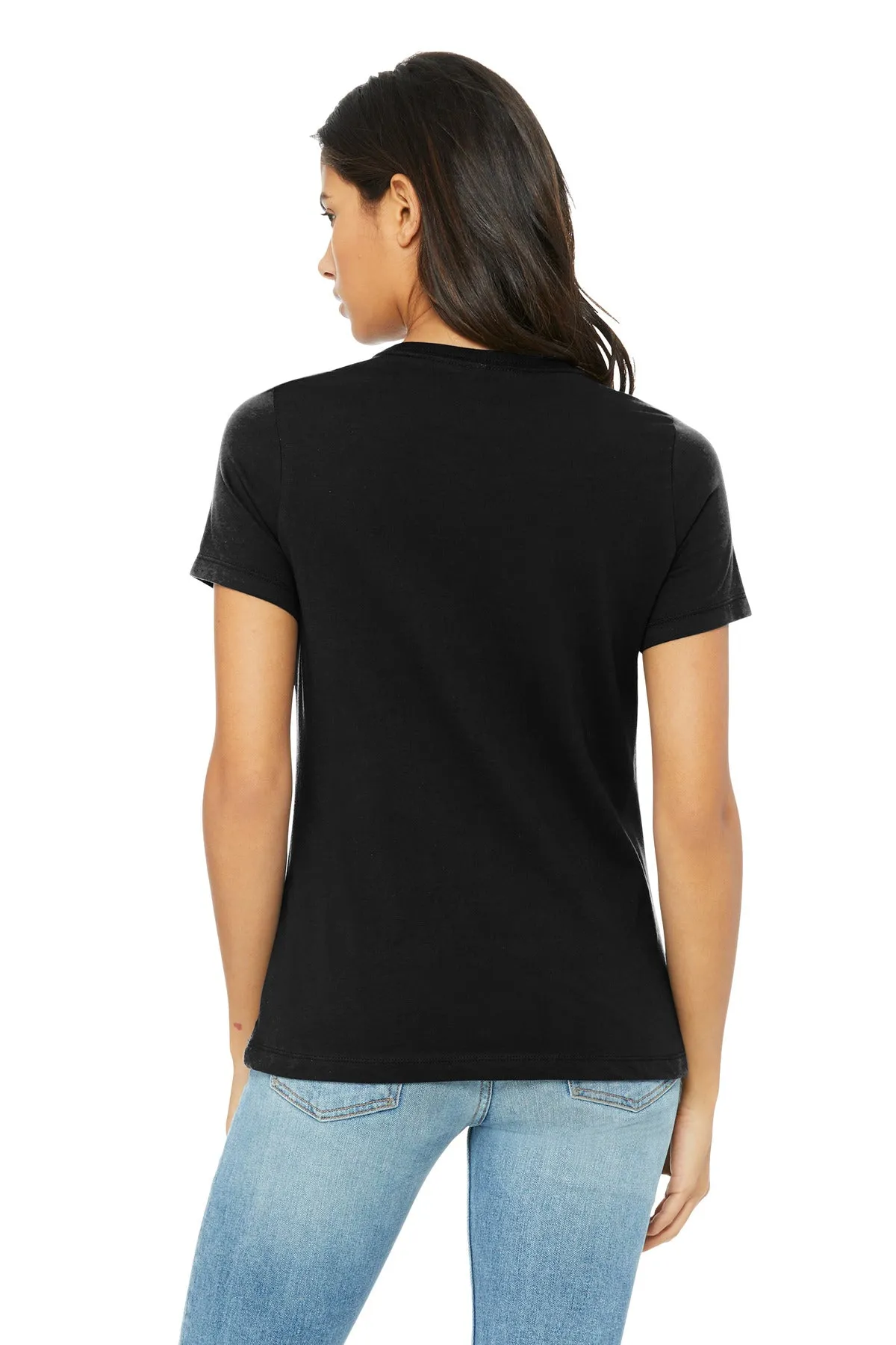 BELLA CANVAS Women's Relaxed Triblend Tee BC6413 Solid Black Triblend
