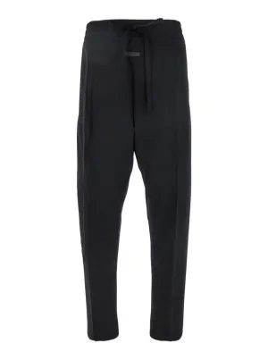 Black Pants With Front Knot Closure