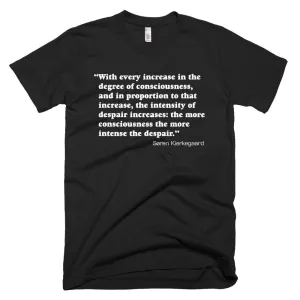 Bleak "Kierkegaard" Quote Unisex Tee