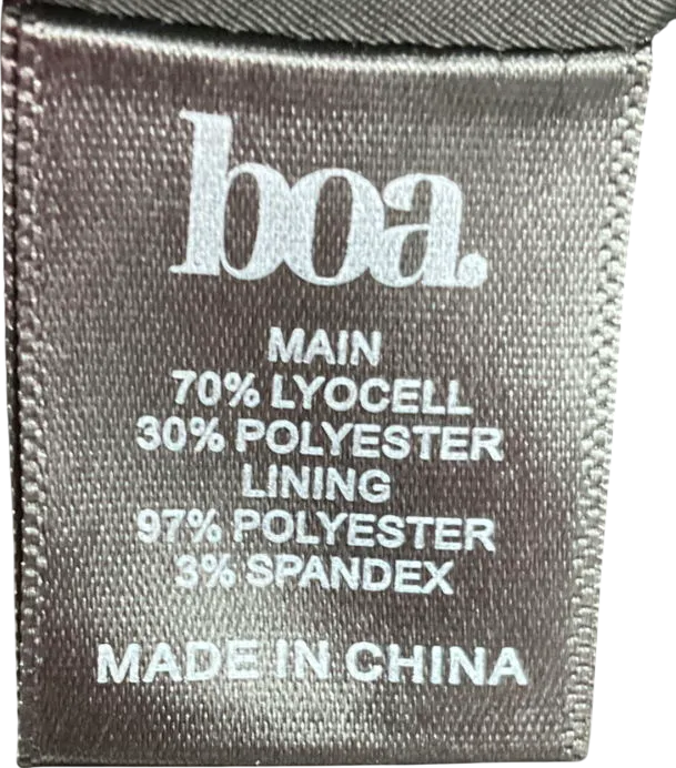 BOA Black Classic Tailored Waistcoat UK XS