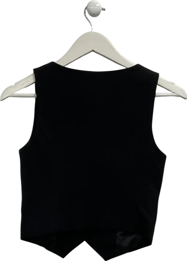 BOA Black Classic Tailored Waistcoat UK XS