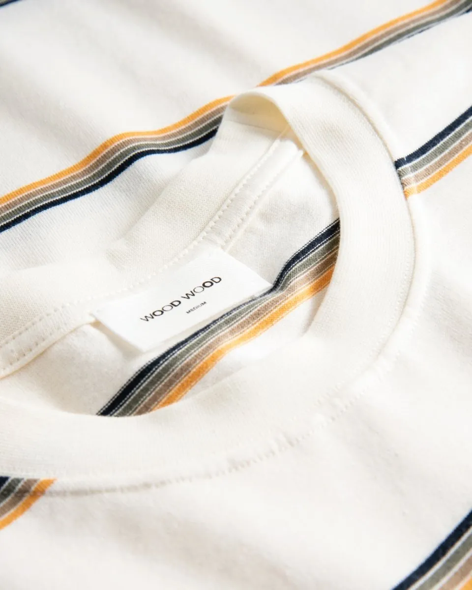 Bobby stripe T-shirt -  Off/White Strip