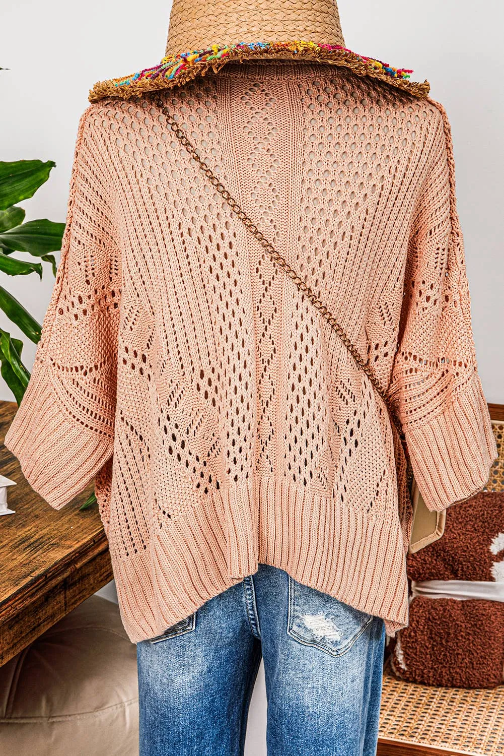 Boho Button Crochet Top