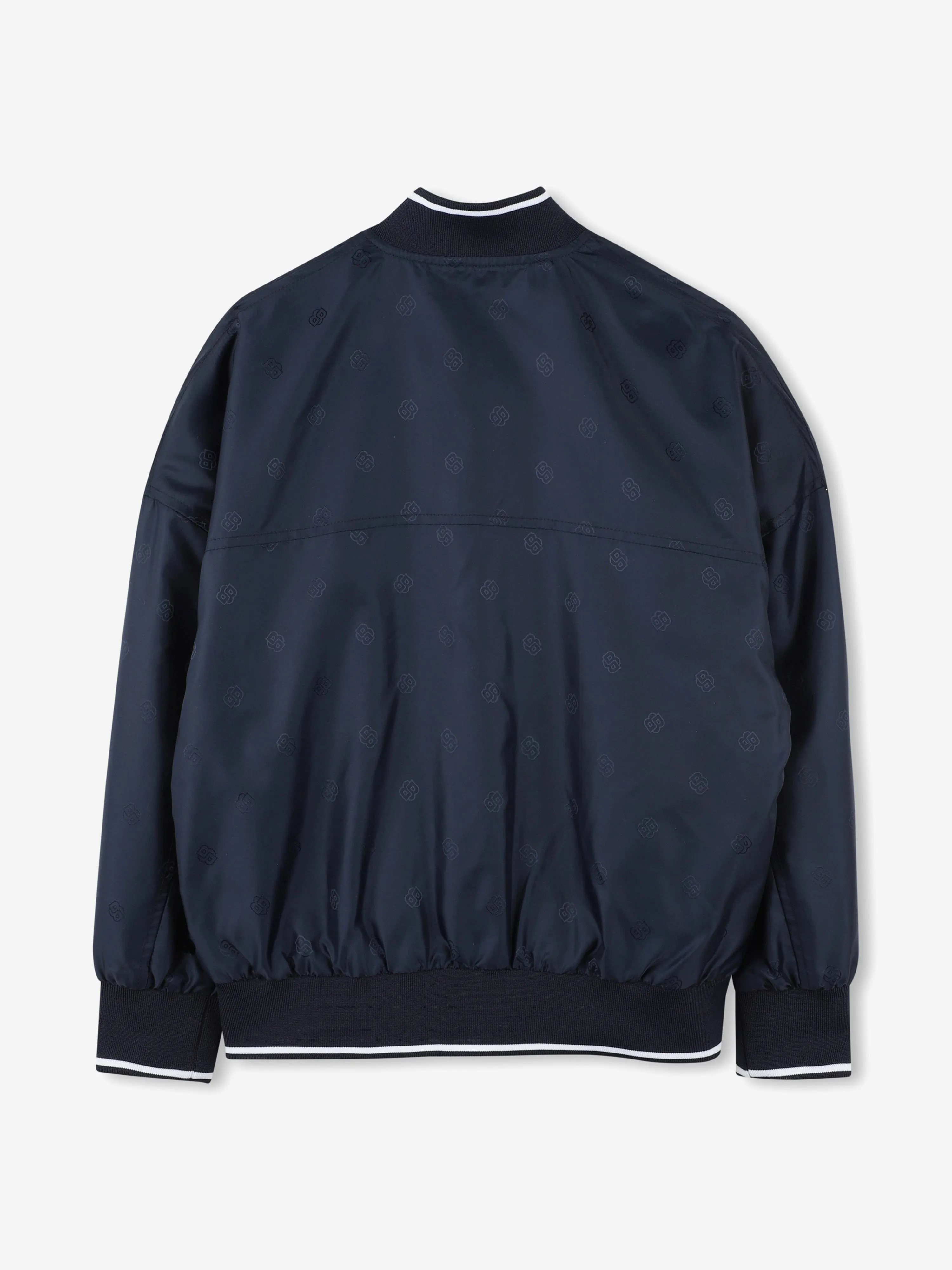 BOSS Boys Double B Jacquard Jacket in Navy